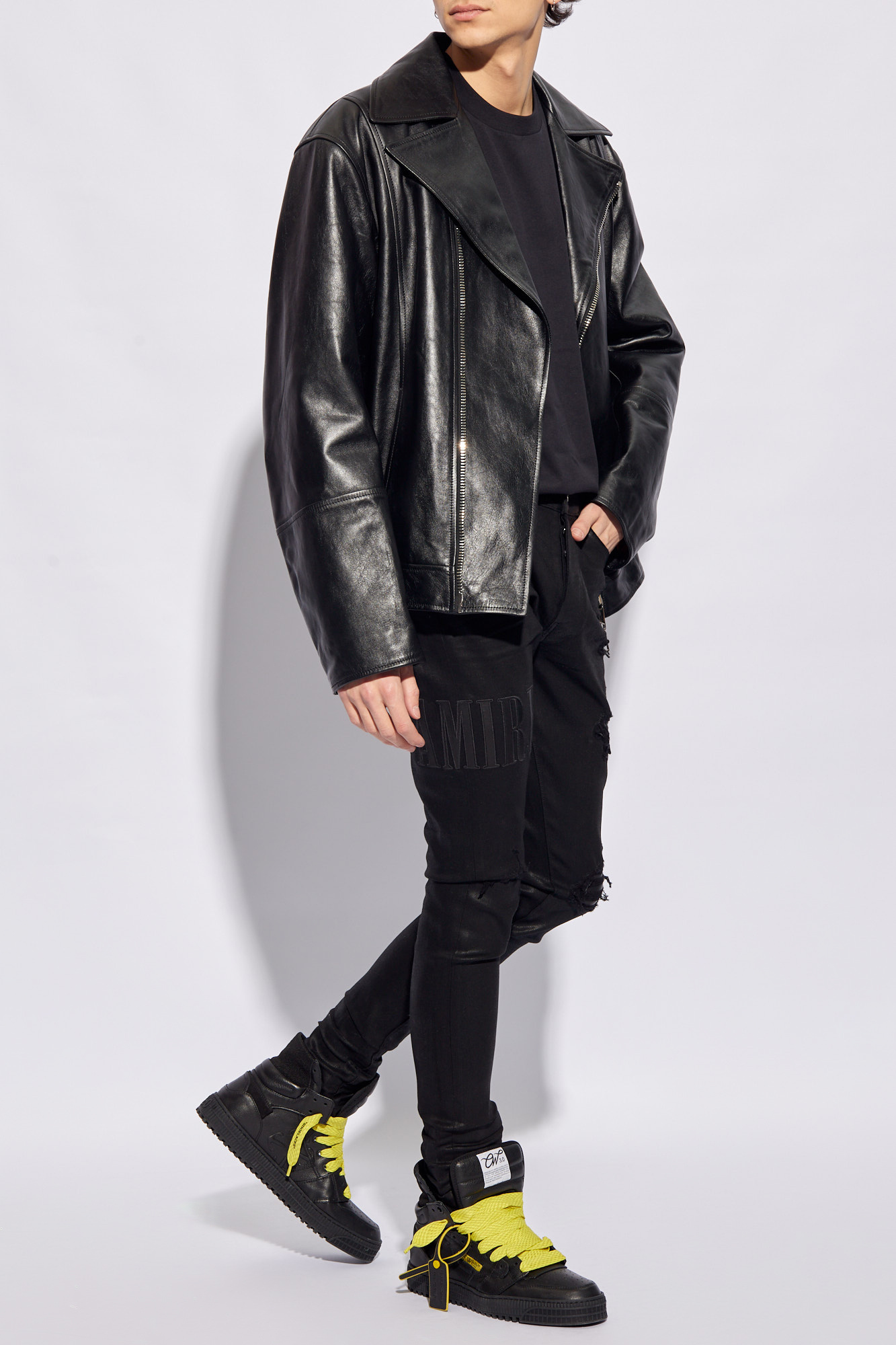 amiri jeans 29 着画あり SchaferandweinerShops | Men's Clothing | Amiri Waxed jeans